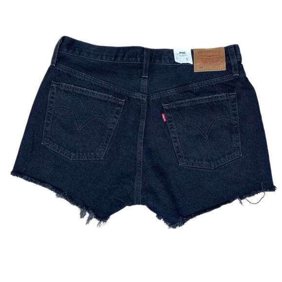 Levi’s 501 Original Short in Stowaway Frayed Raw Cut Hem Women’s Sz 31 - Picture 5 of 9
